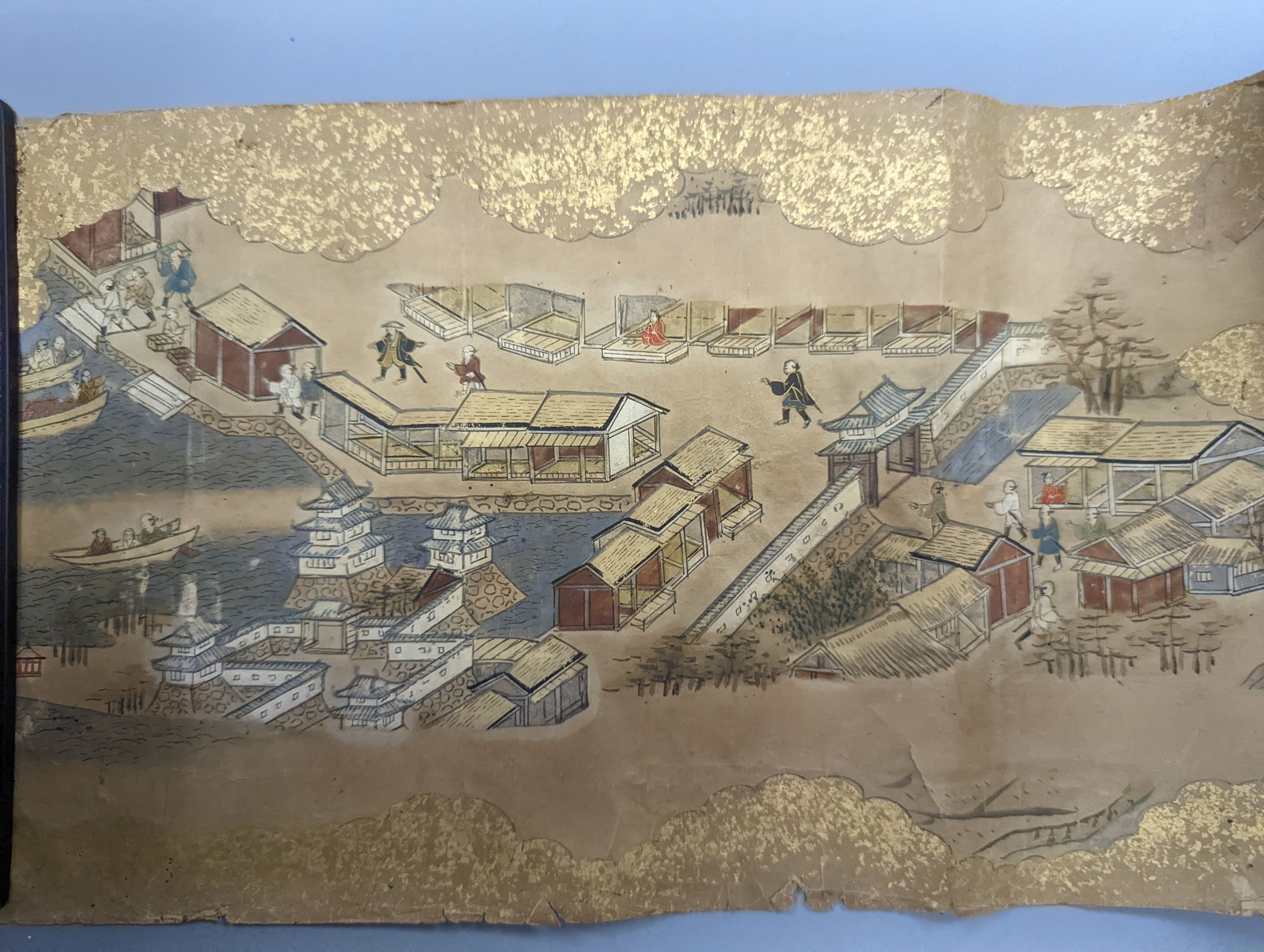 A Japanese fragment of a scroll